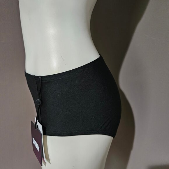 DKNY Stretch Full Coverage High Waisted Bikini Bottom - Picture 3 of 11